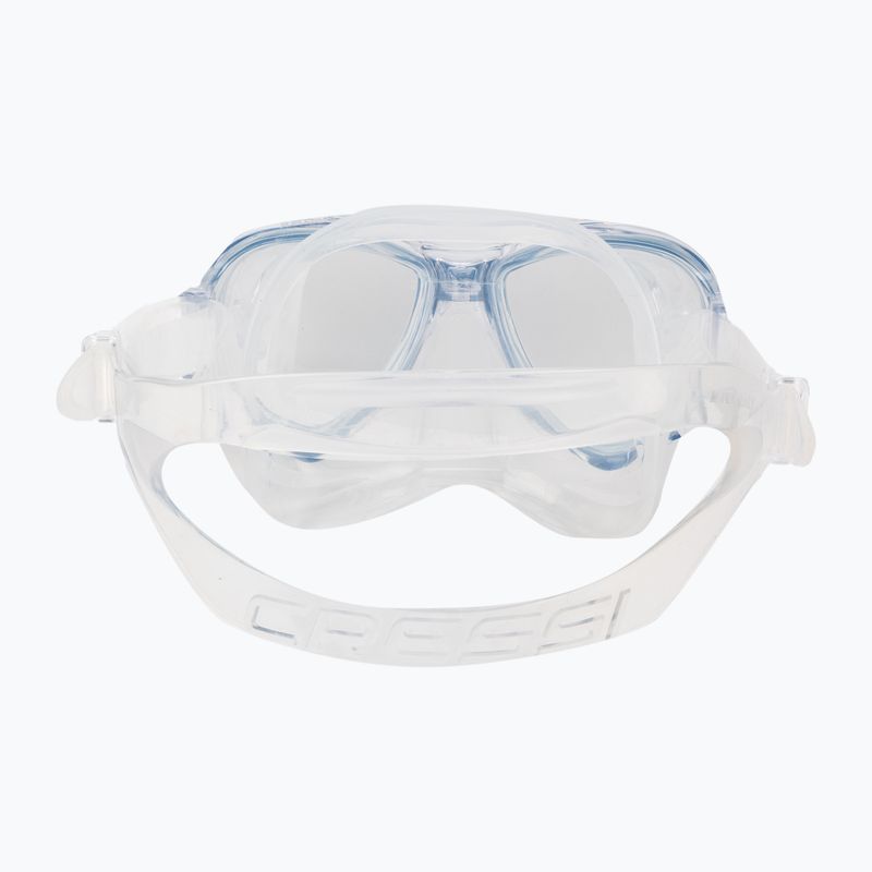 Set da snorkeling per bambini Cressi Perla + Minigringo trasparente/blu 5