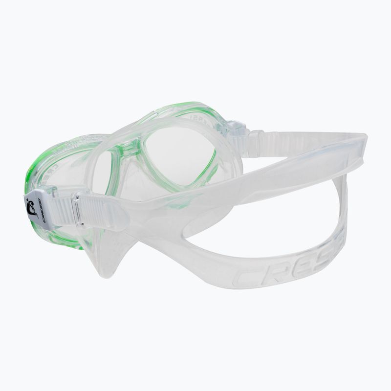 Set da snorkeling per bambini Cressi Perla + Minigringo clear/lime 4
