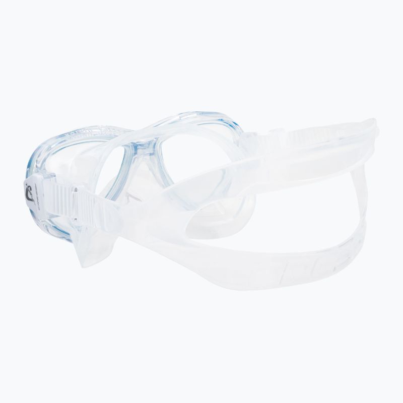 Maschera subacquea Cressi Perla trasparente/blu per bambini 4