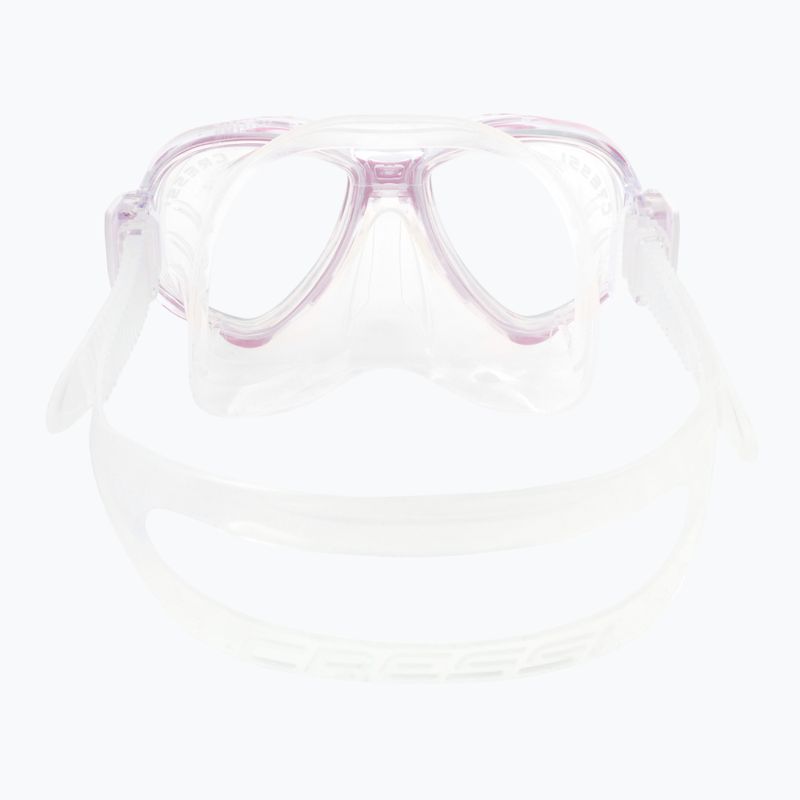 Maschera subacquea per bambini Cressi Perla trasparente/rosa 5