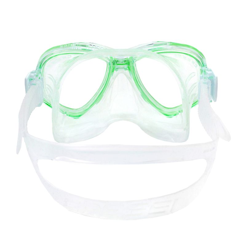 Maschera subacquea per bambini Cressi Perla clear/lime 5