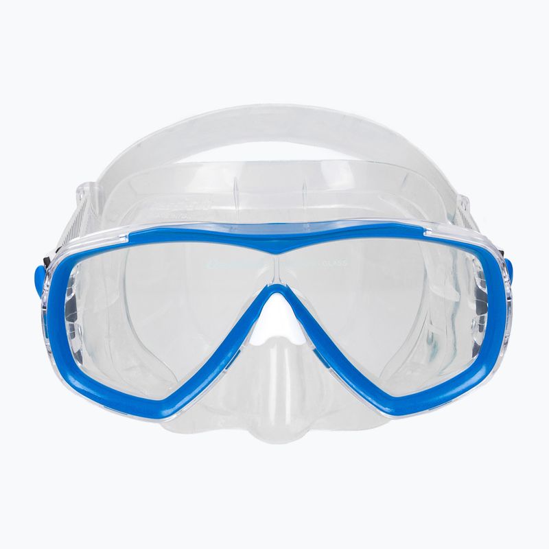 Maschera subacquea Cressi Estrella trasparente/blu 2
