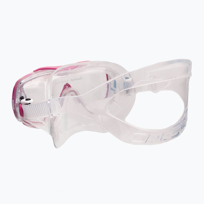 Maschera subacquea Cressi Estrella trasparente/rosa 4