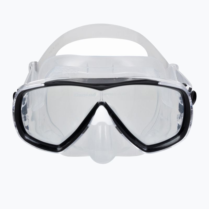 Maschera subacquea Cressi Estrella trasparente/nera