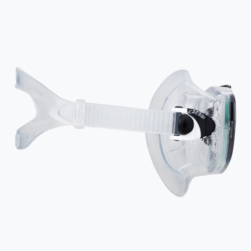 Maschera subacquea Cressi Estrella trasparente/nera 3