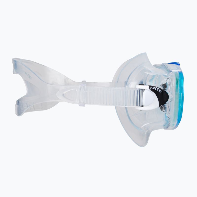 Maschera subacquea Cressi Estrella trasparente/acquamarina 3