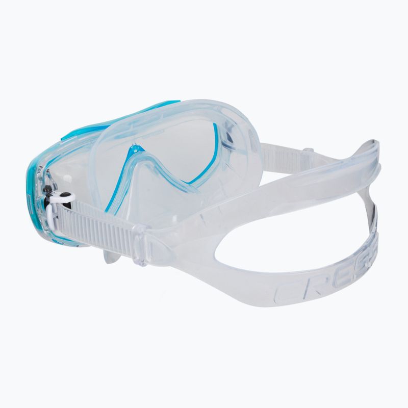 Maschera subacquea Cressi Estrella trasparente/acquamarina 4