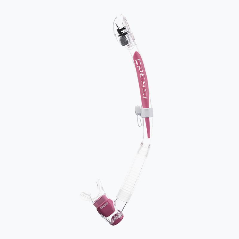Snorkel Cressi Itaca Ultra Dry trasparente/rosa