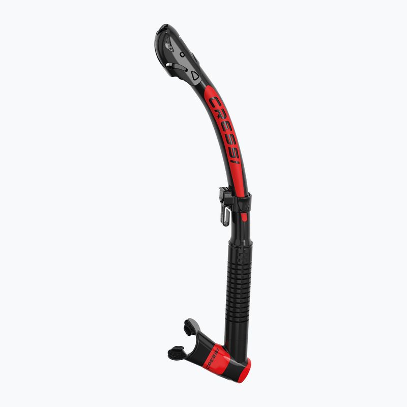 Snorkel Cressi Itaca Ultra Dry nero/rosso 4