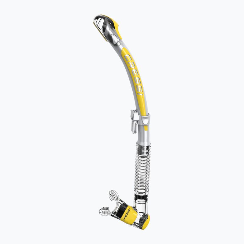 Snorkel Cressi Corfu sil. chiaro/giallo argento 4