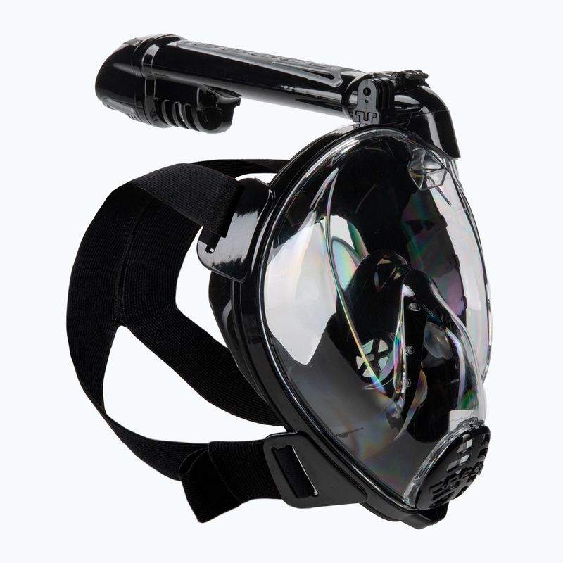 Maschera Cressi Duke Action Full Face per snorkeling nero/nero