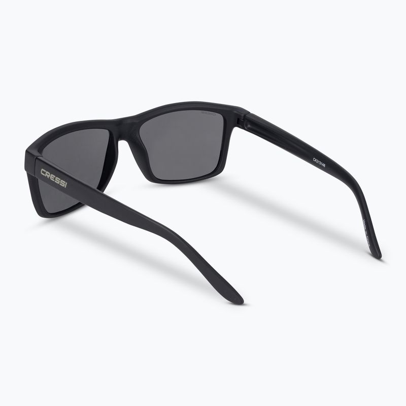 Occhiali da sole Cressi Bahia Floating nero/argento specchiato 2