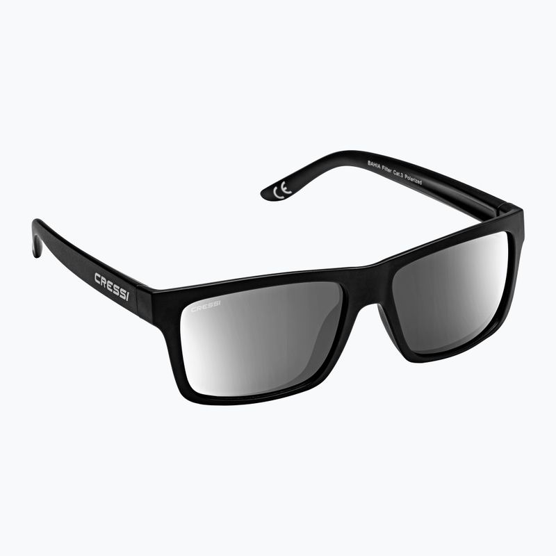 Occhiali da sole Cressi Bahia Floating nero/argento specchiato 5