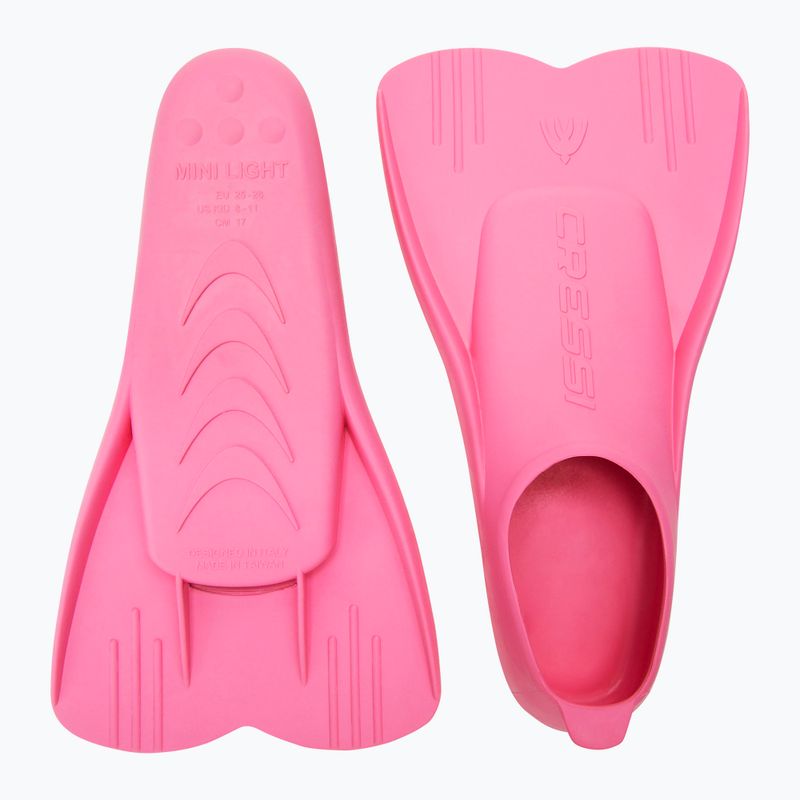 Pinne da snorkeling per bambini Cressi Mini Light rosa