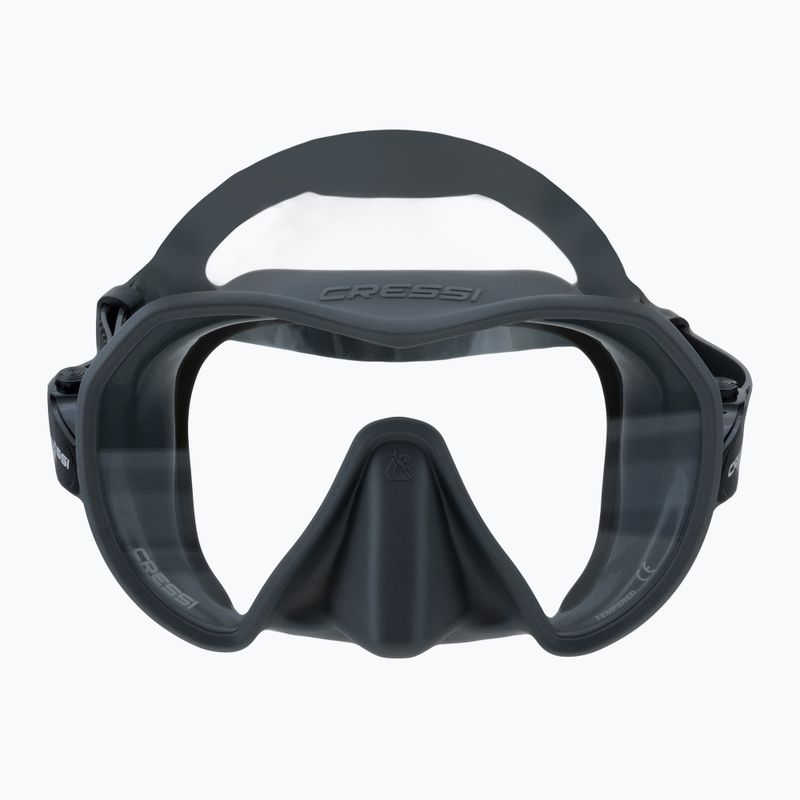 Maschera subacquea Cressi Z1 grafite/grafite 2