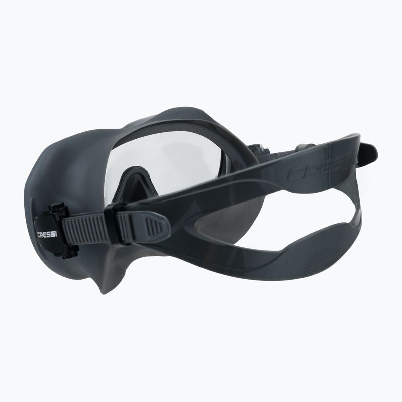 Maschera subacquea Cressi Z1 grafite/grafite 4