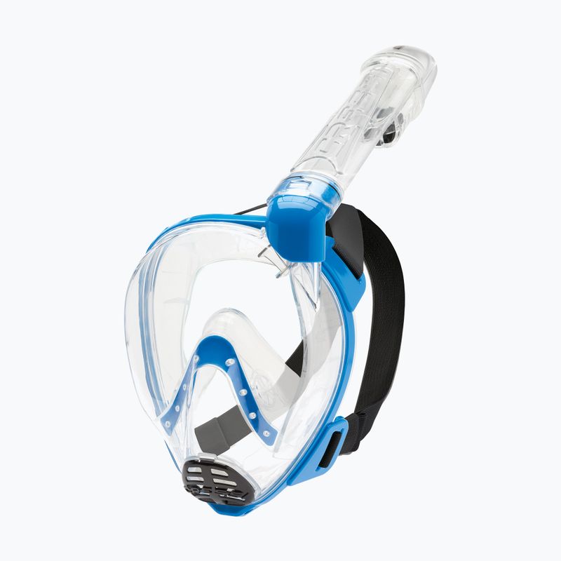 Maschera snorkel Cressi Baron Full Face per bambini, trasparente/blu 5