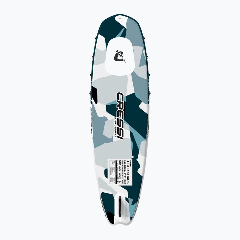 Tavola SUP Cressi Tiger Shark Multitask iSUP 10'2'' acquamarina camo 3