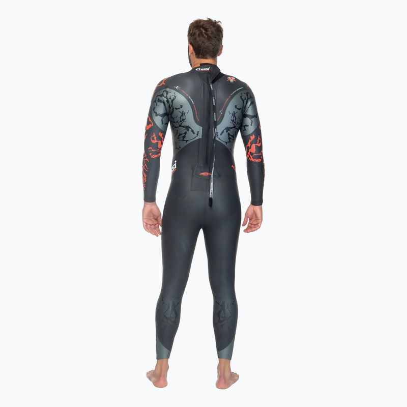 Muta da uomo Cressi Kuwae 2/3/4 mm nero/rosso 4