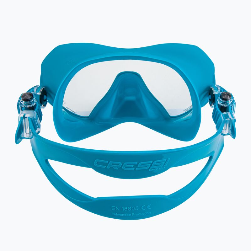 Maschera subacquea Cressi ZS1 turchese/turchese 5