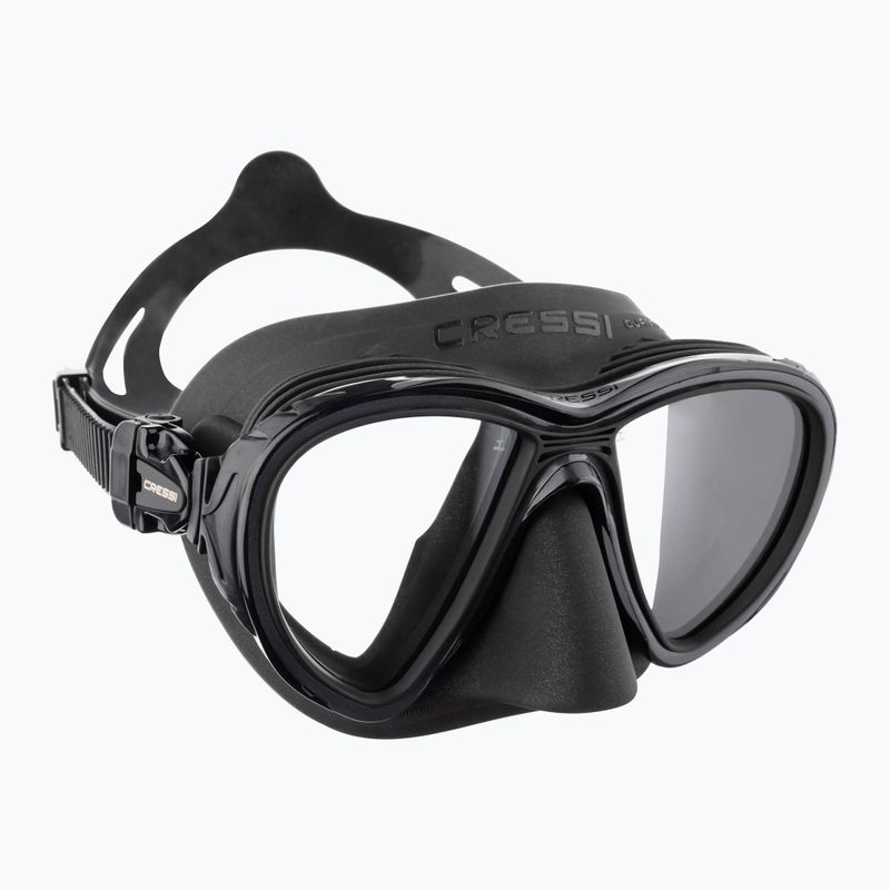 Maschera subacquea Cressi Quantum nero/nero