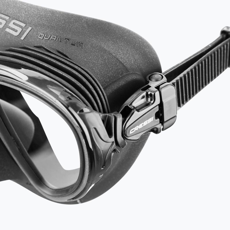 Maschera subacquea Cressi Quantum nero/nero 4