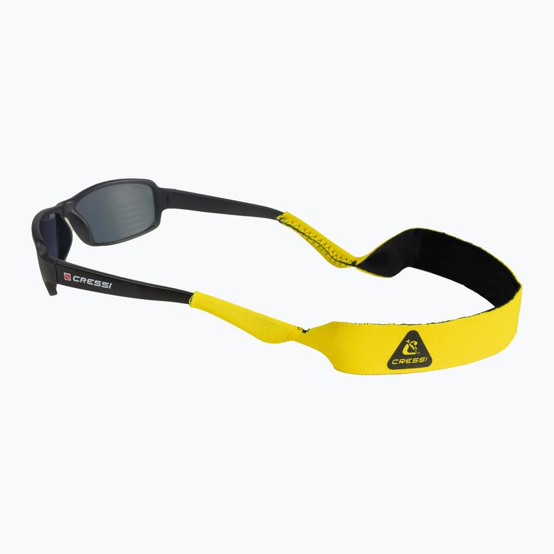 Cressi Neo Retainer cinturino per occhiali giallo/nero 3