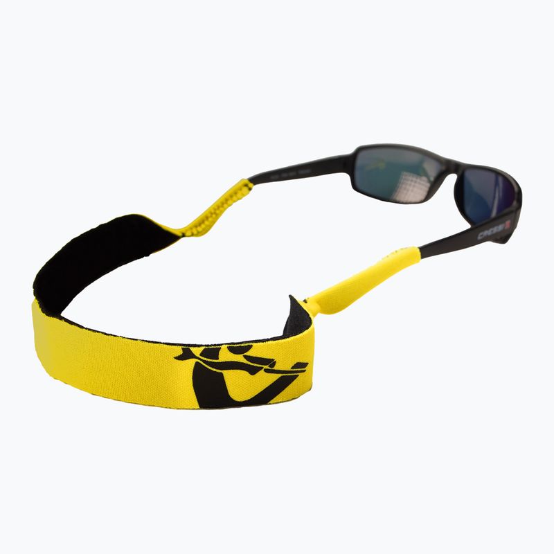 Cressi Neo Retainer cinturino per occhiali giallo/nero 4