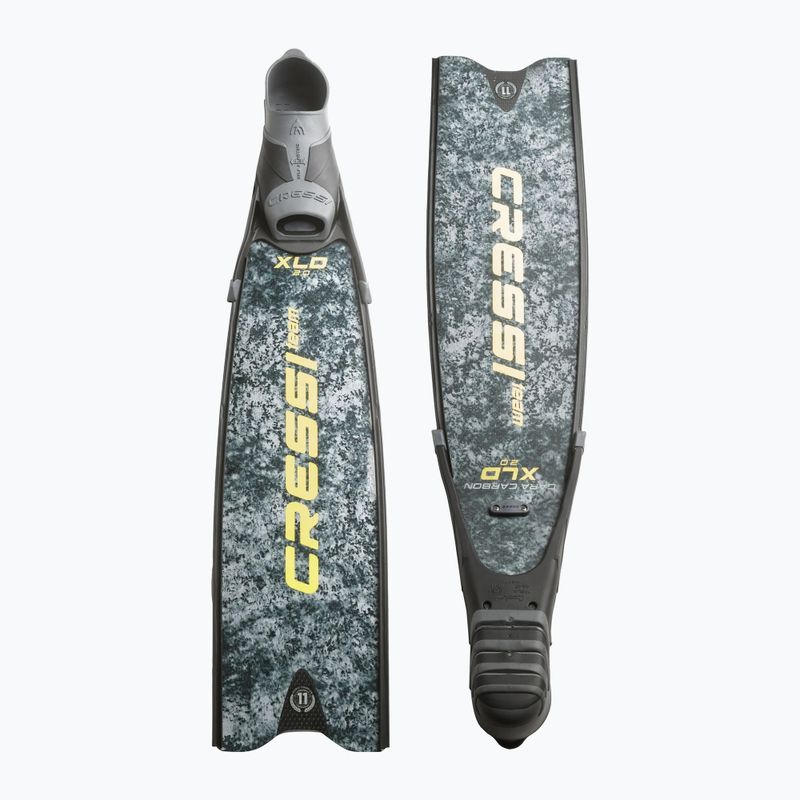 Pinne subacquee Cressi Gara Turbo Carbon grey camo 2