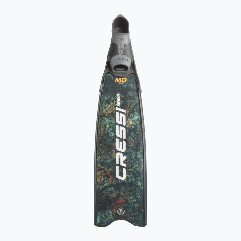 Pinne subacquee Cressi Gara Turbo Carbon verde mimetico 3