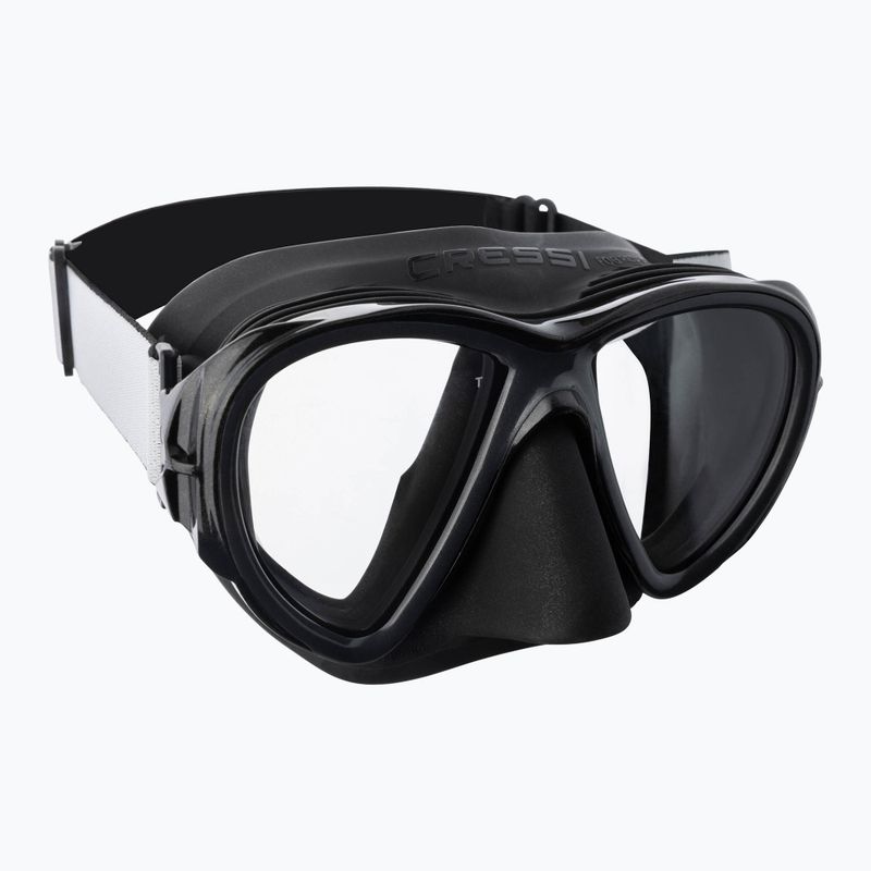 Maschera subacquea Cressi Fiji nero/nero