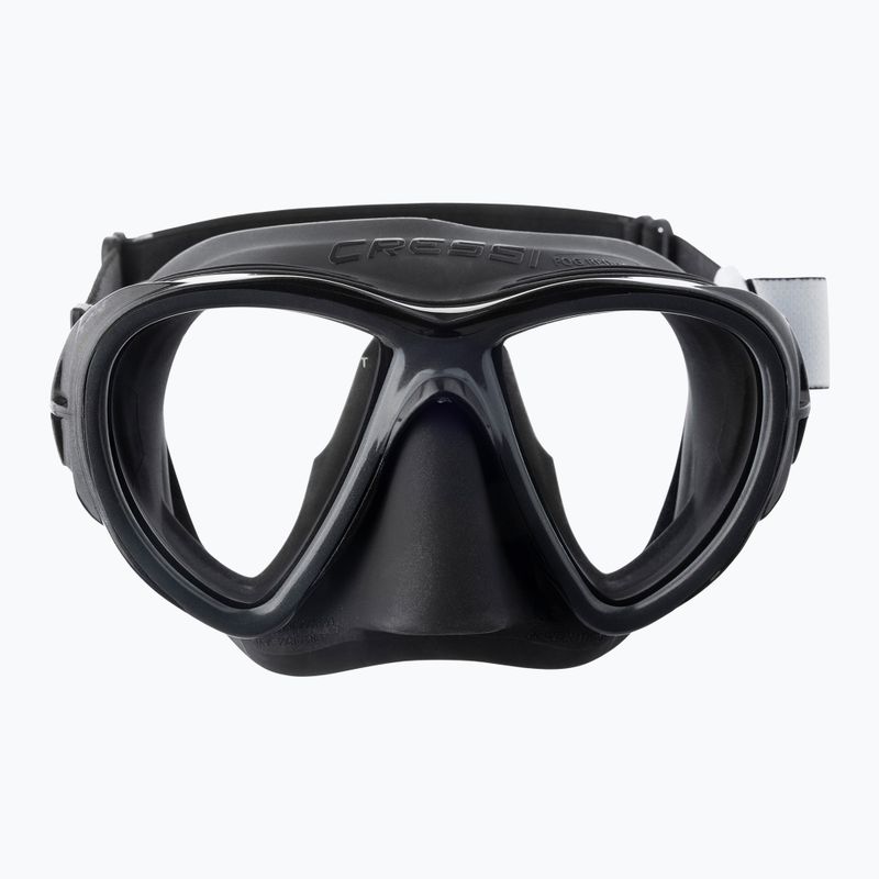 Maschera subacquea Cressi Fiji nero/nero 2