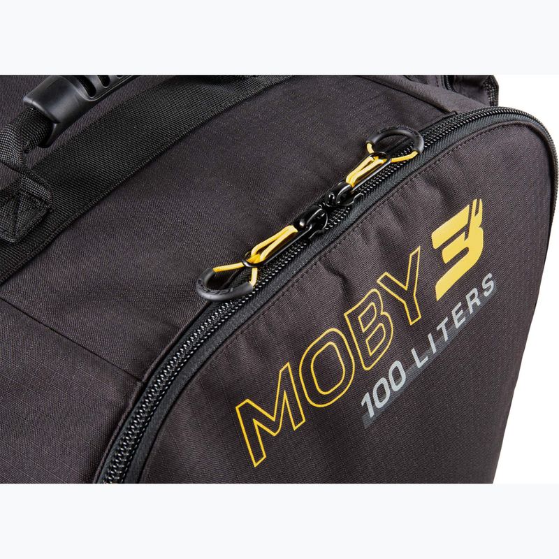 Cressi Moby 3 100 l borsa da viaggio nera/gialla 5