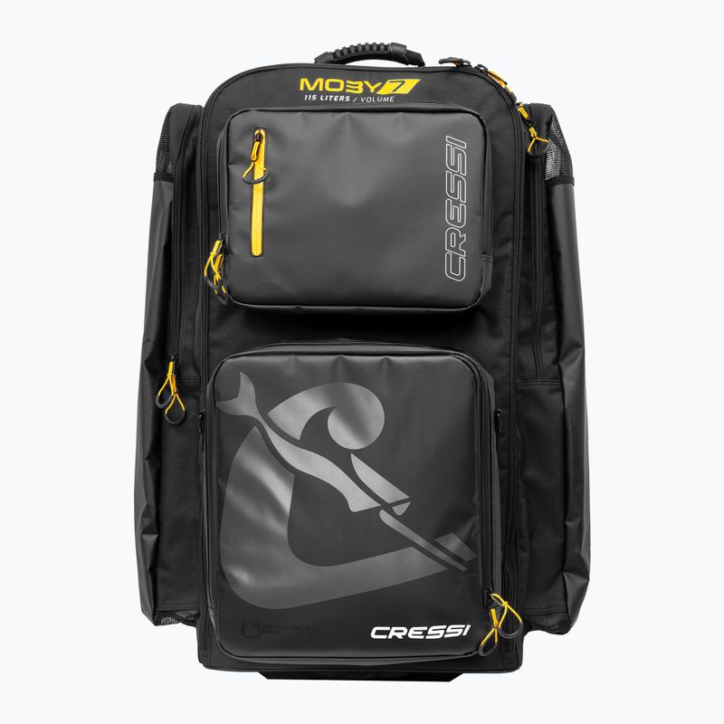 Cressi Moby 7 borsa da viaggio 115 l nero/giallo 2