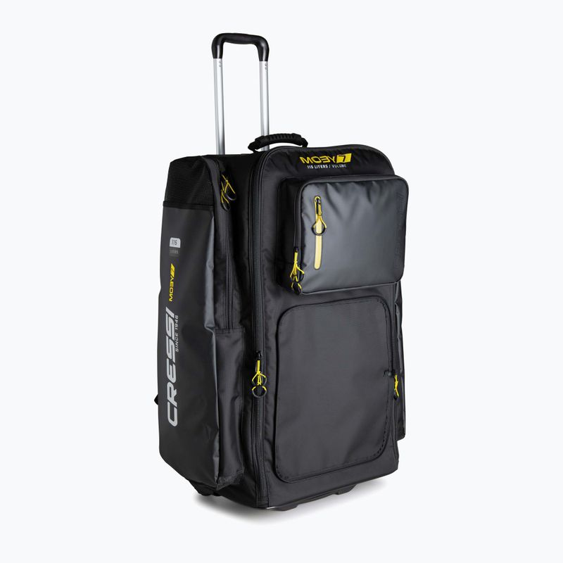 Cressi Moby 7 borsa da viaggio 115 l nero/giallo 3