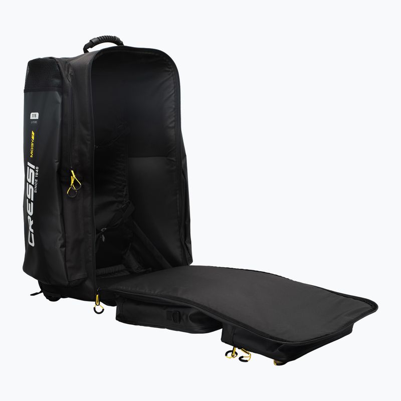 Cressi Moby 7 borsa da viaggio 115 l nero/giallo 7