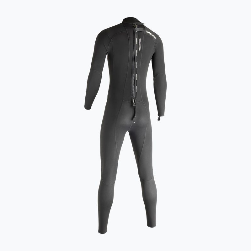 Muta da donna per il nuoto Cressi Fast Monopiece 1 mm black/grey 2