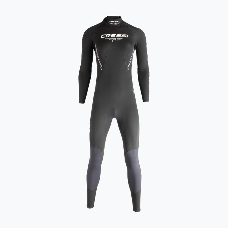 Muta da donna per il nuoto Cressi Fast Monopiece 1 mm black/grey 3