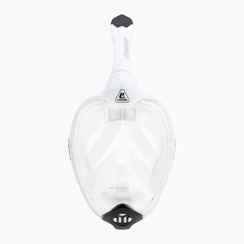 Maschera da snorkeling full face Cressi Bali bianco/nero 2