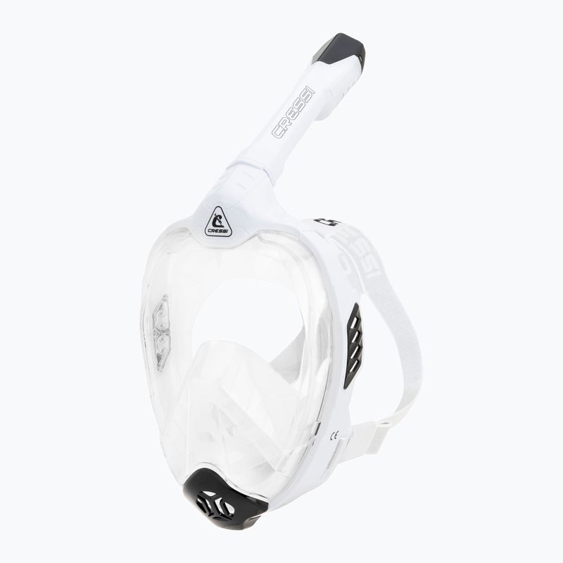 Maschera da snorkeling full face Cressi Bali bianco/nero 3