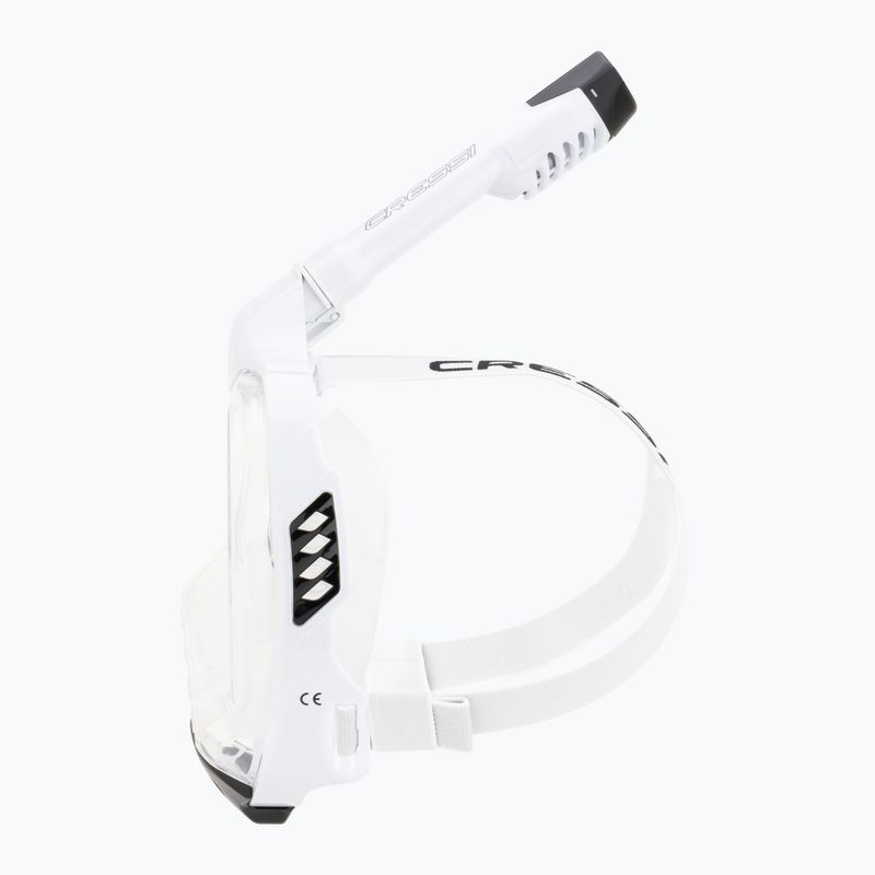 Maschera da snorkeling full face Cressi Bali bianco/nero 4
