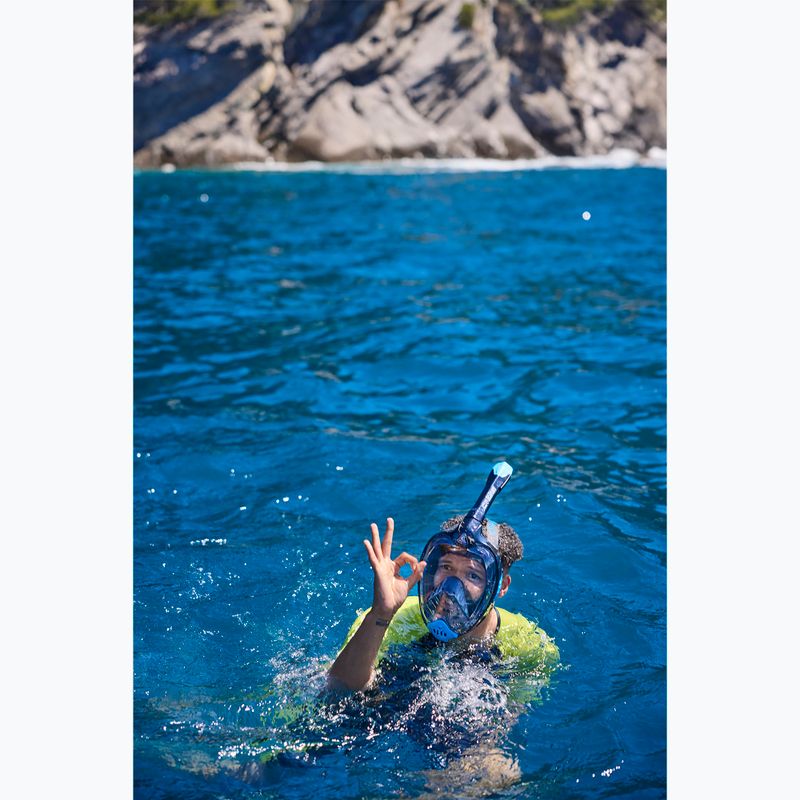 Maschera snorkeling Cressi Bali Full Face nero/blu 8