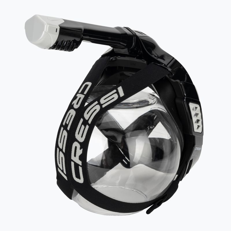 Maschera da snorkeling Cressi Bali Full Face nero/grigio 4