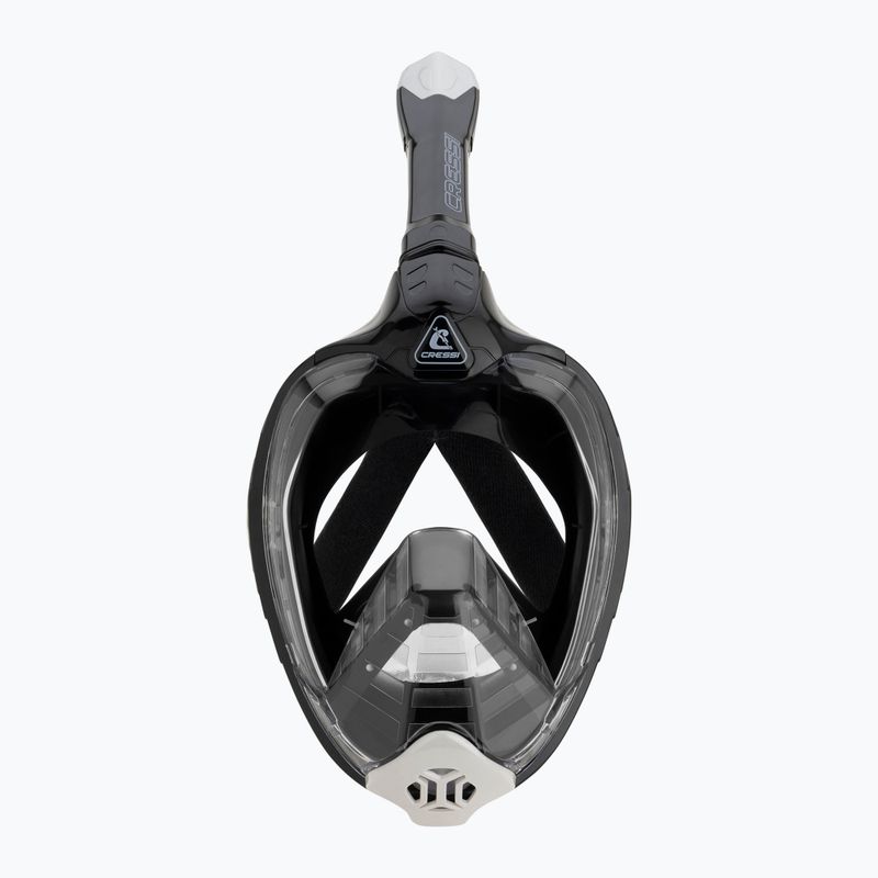 Maschera da snorkeling Cressi Bali Full Face nero/grigio 2