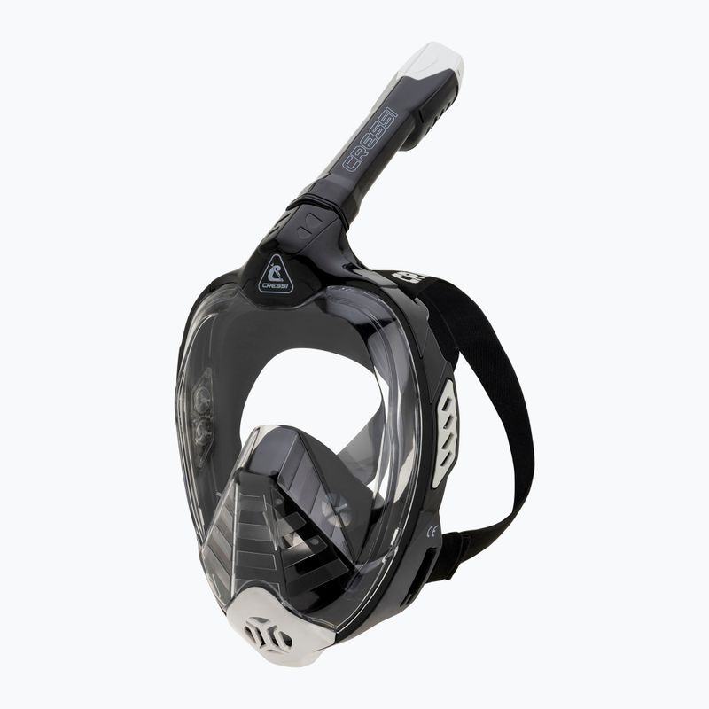 Maschera da snorkeling Cressi Bali Full Face nero/grigio 3