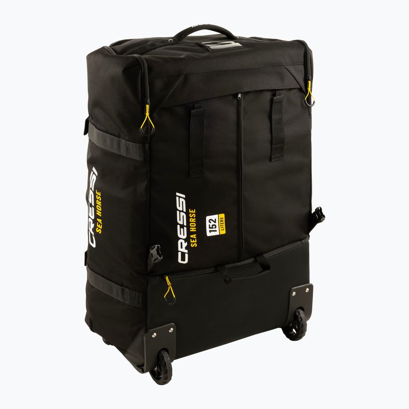 Borsa da viaggio Cressi Sea Horse 152 l nero/giallo 2