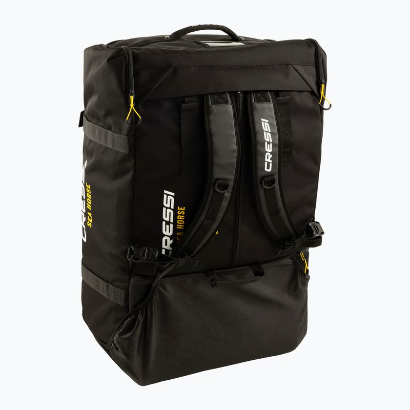 Borsa da viaggio Cressi Sea Horse 152 l nero/giallo 3