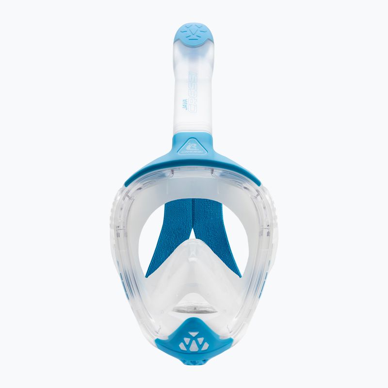Maschera integrale per snorkeling Cressi Java Full Face clear/blue 3