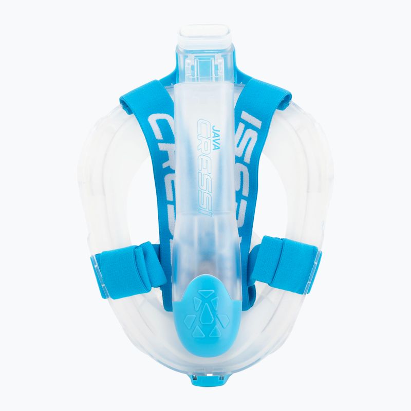 Maschera integrale per snorkeling Cressi Java Full Face clear/blue 6
