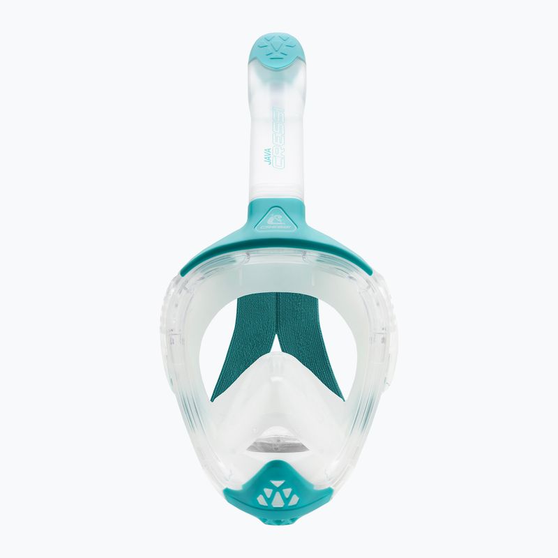 Maschera integrale per snorkeling Cressi Java Full Face clear/aquamarine 3